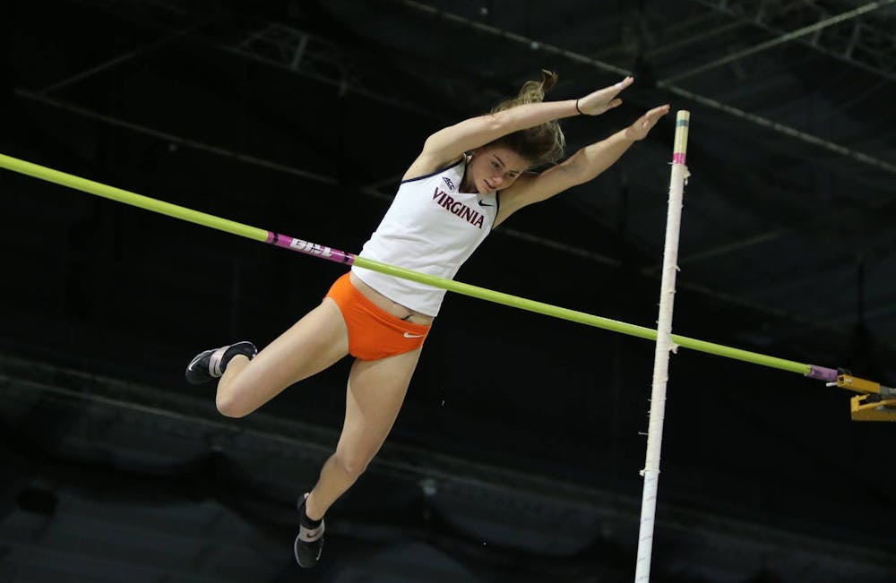 Sophomore Maya Maloney placed 10th in the pole vault, hitting a mark of 3.74 meters.&nbsp;