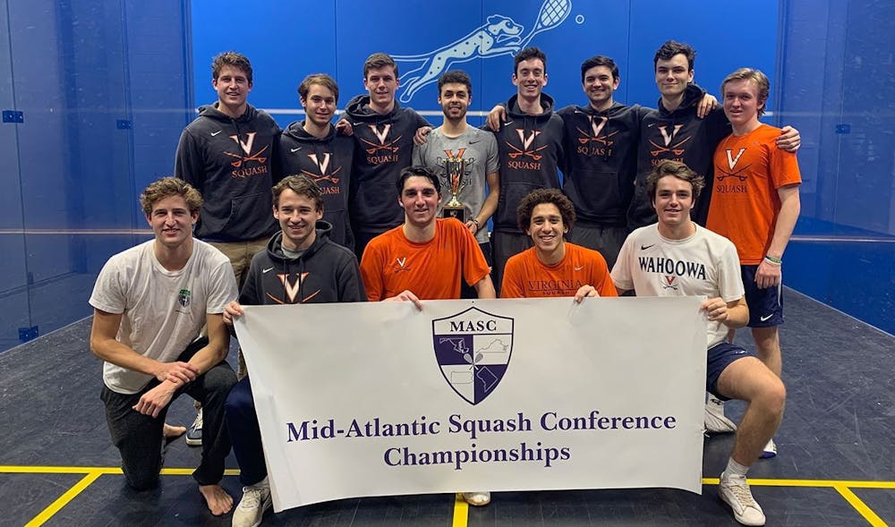 The men’s team won the Mid-Atlantic Squash Championship for the second straight year. &nbsp;