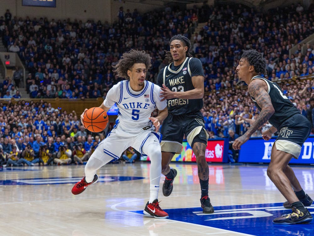 Tyrese Proctor returned to action Monday night for Duke. 